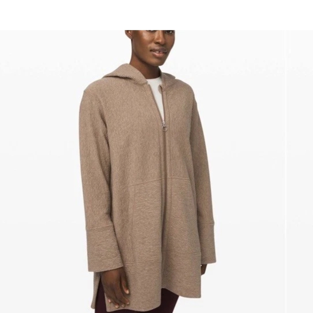 lululemon athletica Charcoal Gray Teddy Jacket